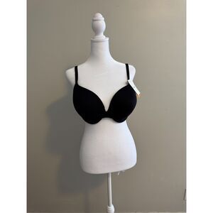 *NWT* DKNY Black Bra with Molded Cups and Underwire Size 36DD